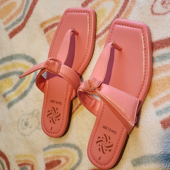 Sam & Libby Pink Sandals - Picture 2 of 4
